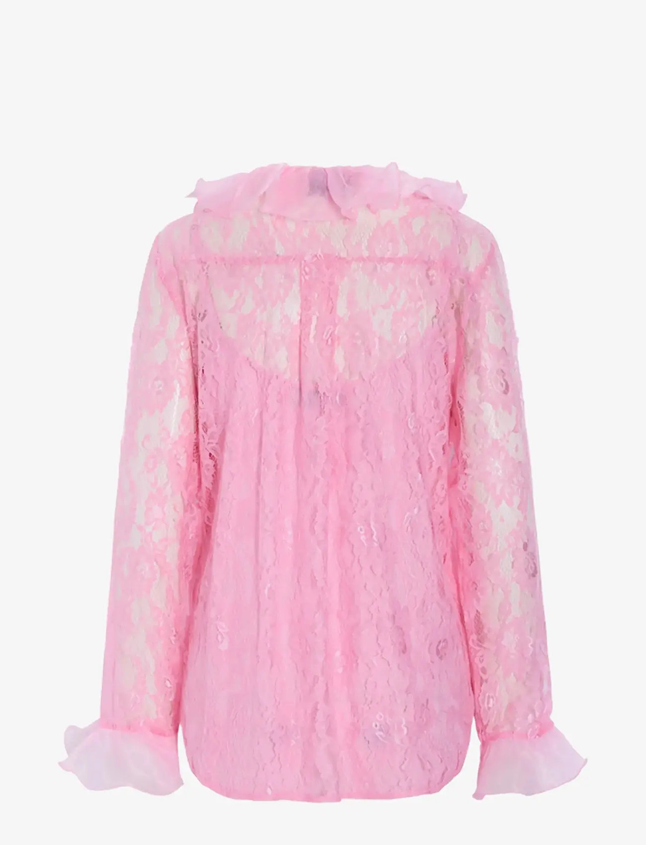 Hunkøn - Rosanne Shirt - langærmede skjorter - pink - 2