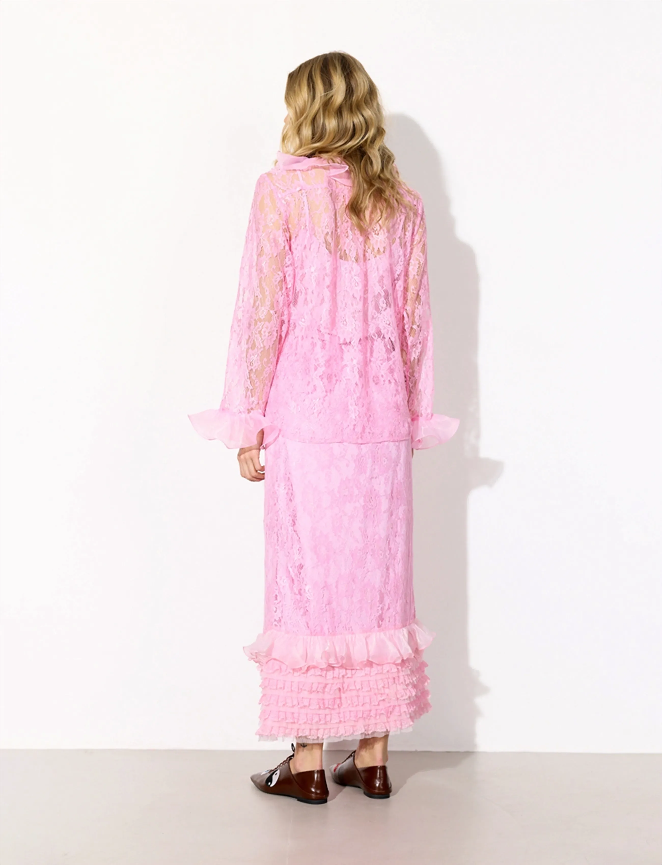 Hunkøn - Rosanne Shirt - koszule z długimi rękawami - pink - 5
