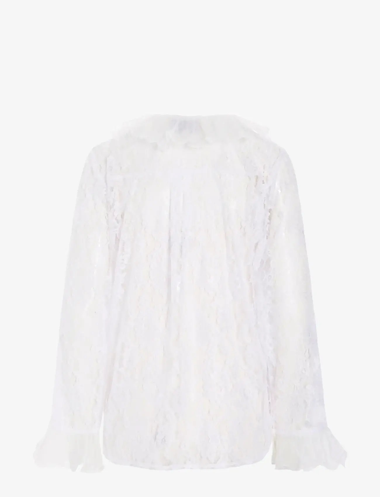 Hunkøn - Rosanne Shirt - long-sleeved shirts - white - 2