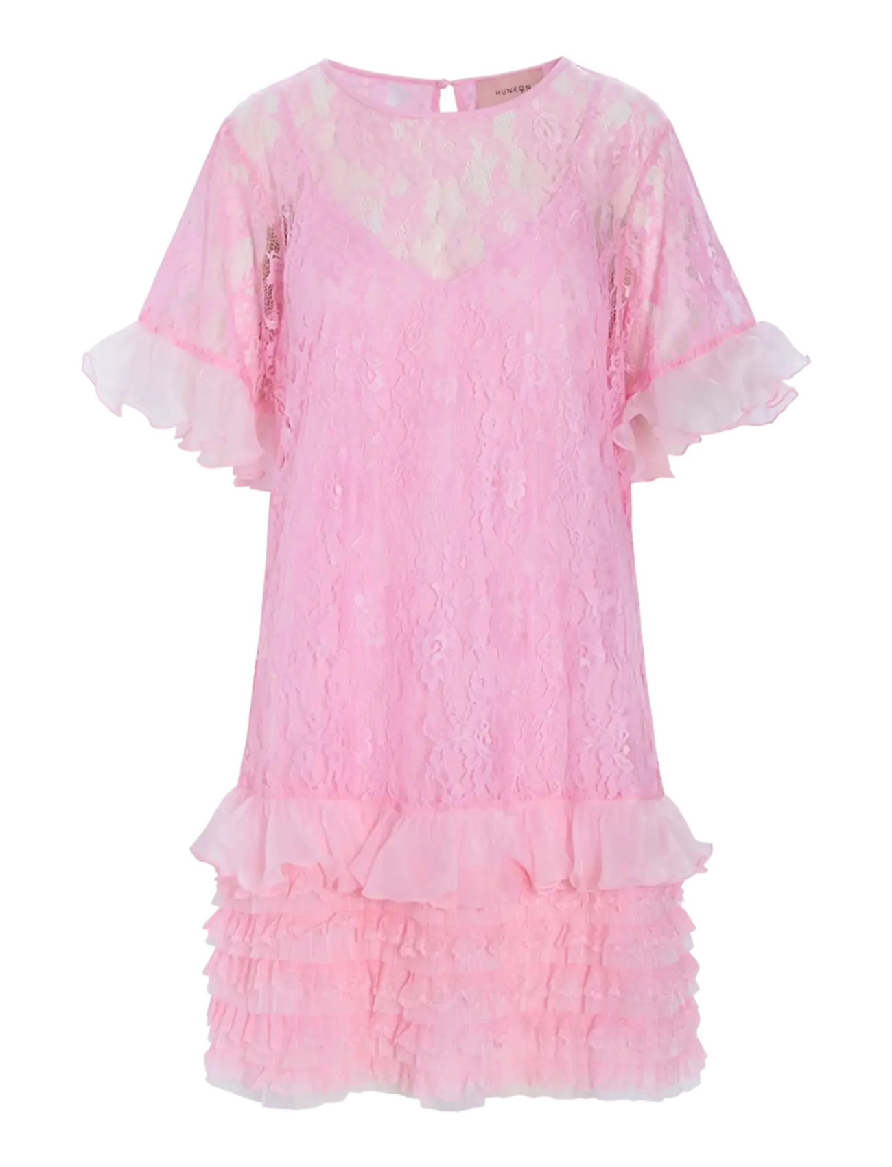 HUNKØN Rosanne Kleid Pink - L - Damen