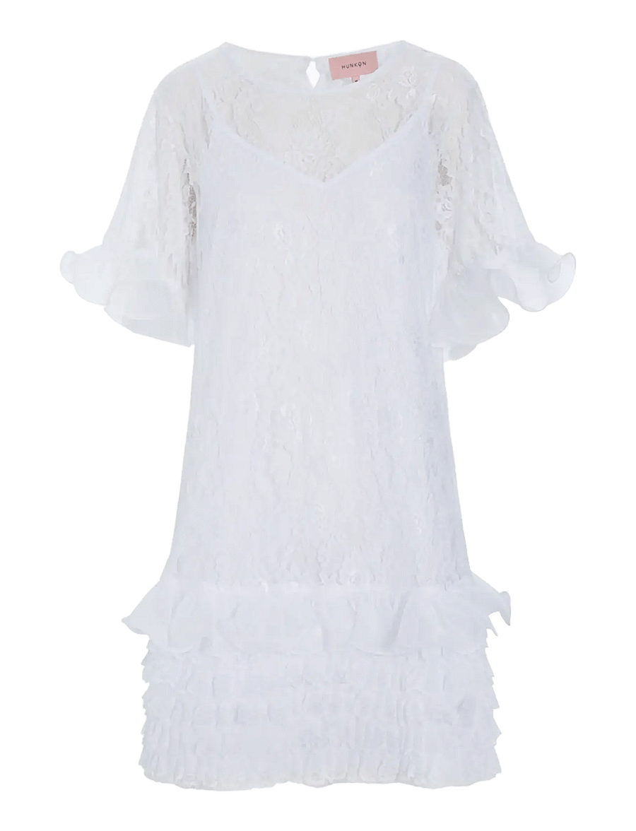 Hunkøn - Rosanne Dress - konfirmationstøj - white - 1