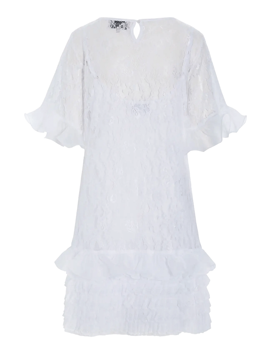 Hunkøn - Rosanne Dress - konfirmationstøj - white - 2