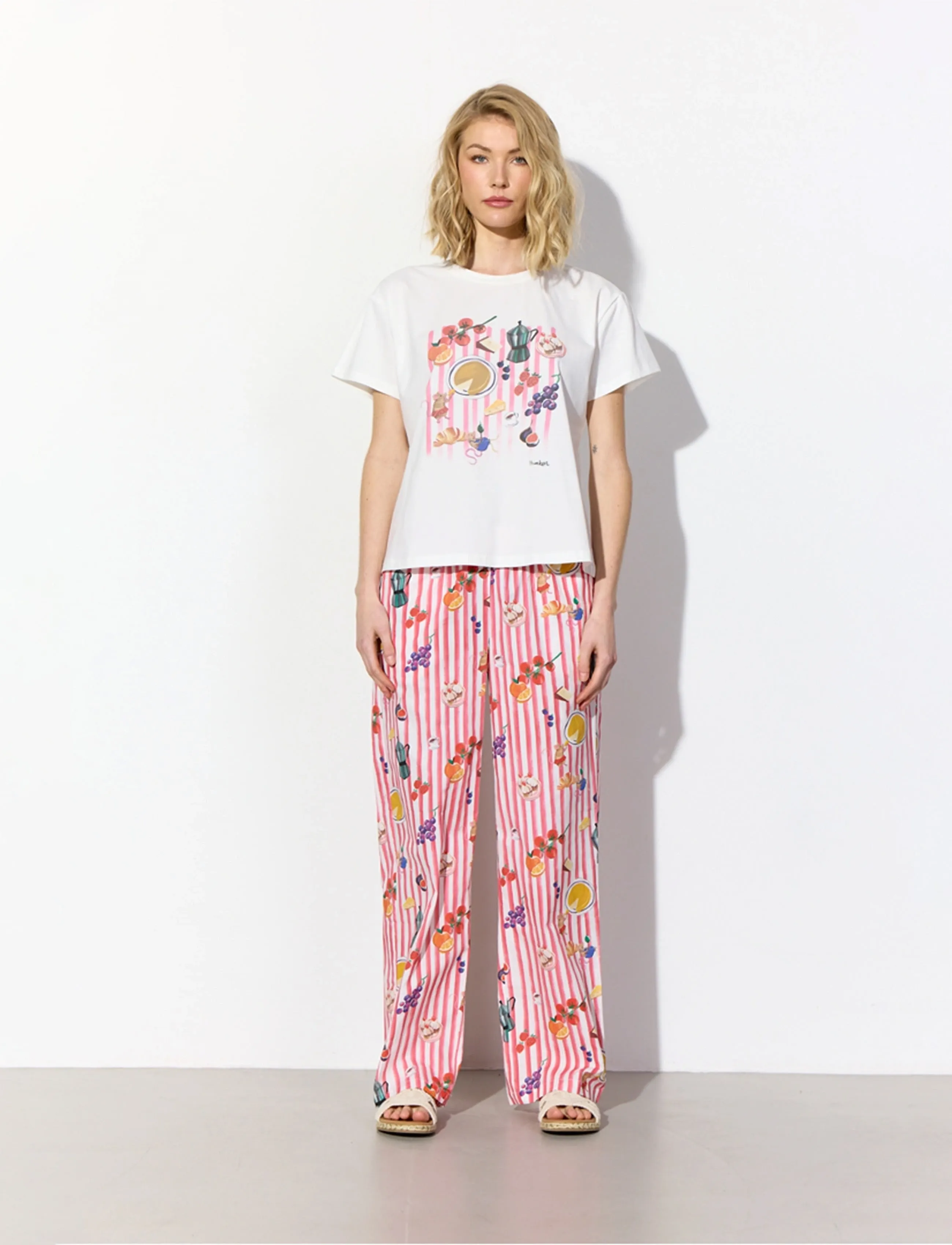 Hunkøn - Picnic T-shirt - t-shirts - white - 3