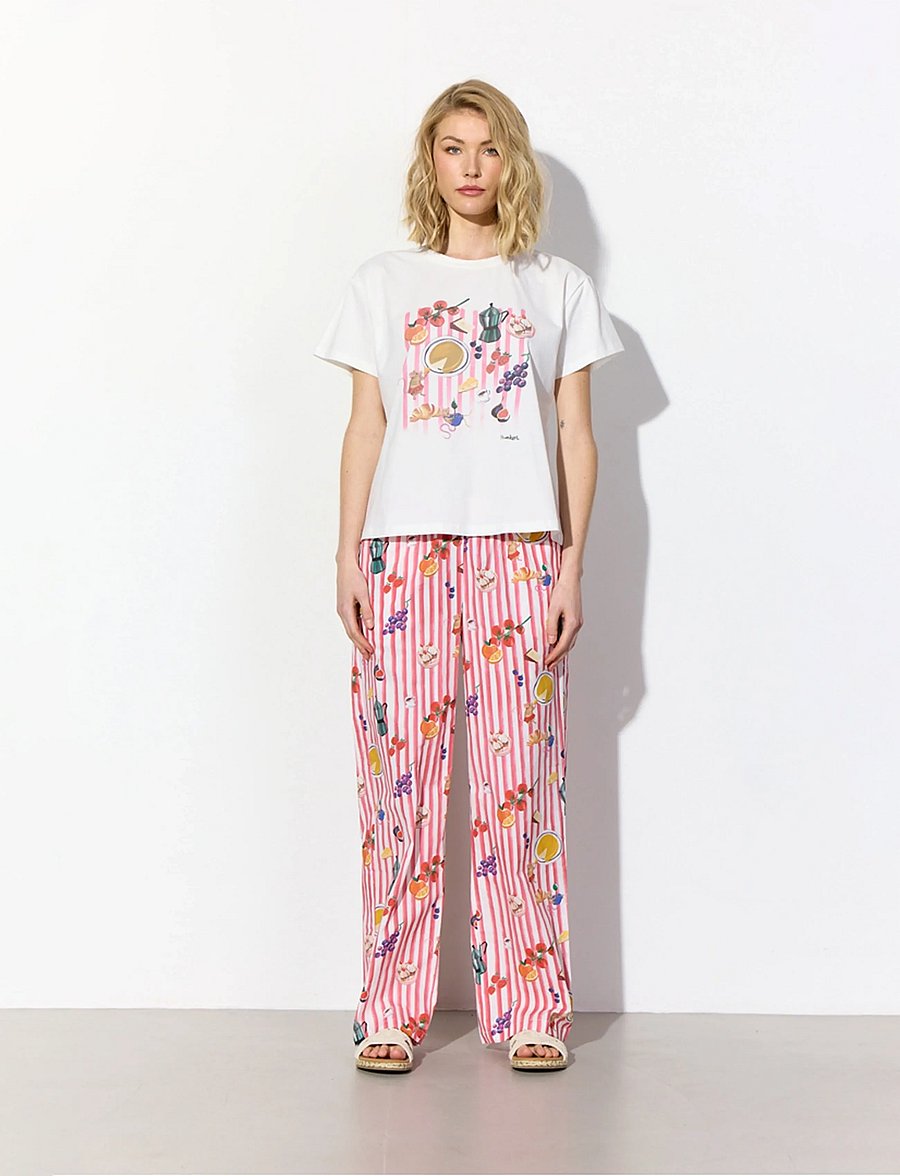 Hunkøn - Picnic T-shirt - t-shirts - white - 3