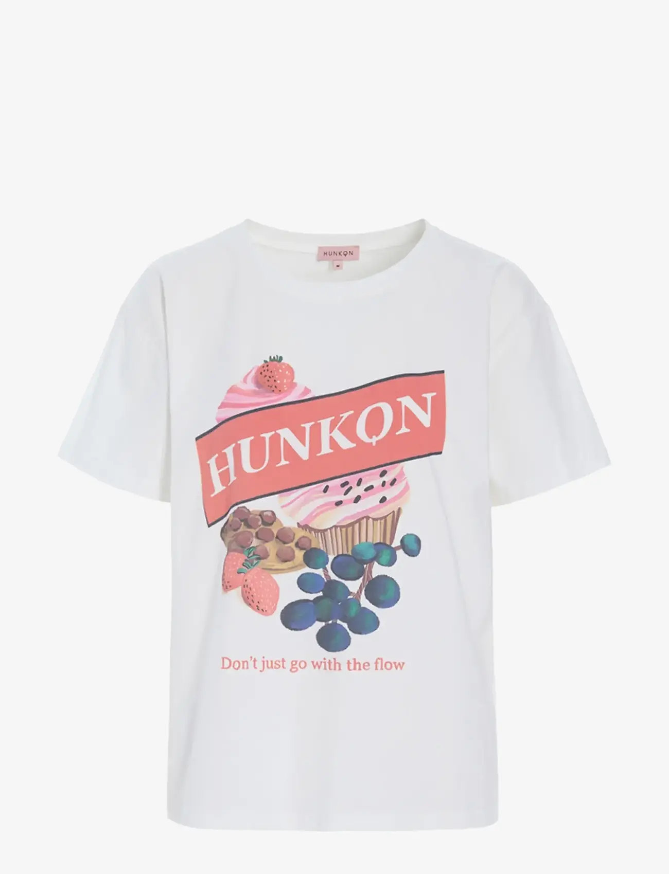 Hunkøn - Sweet treat T-shirt - t-shirts - white - 1