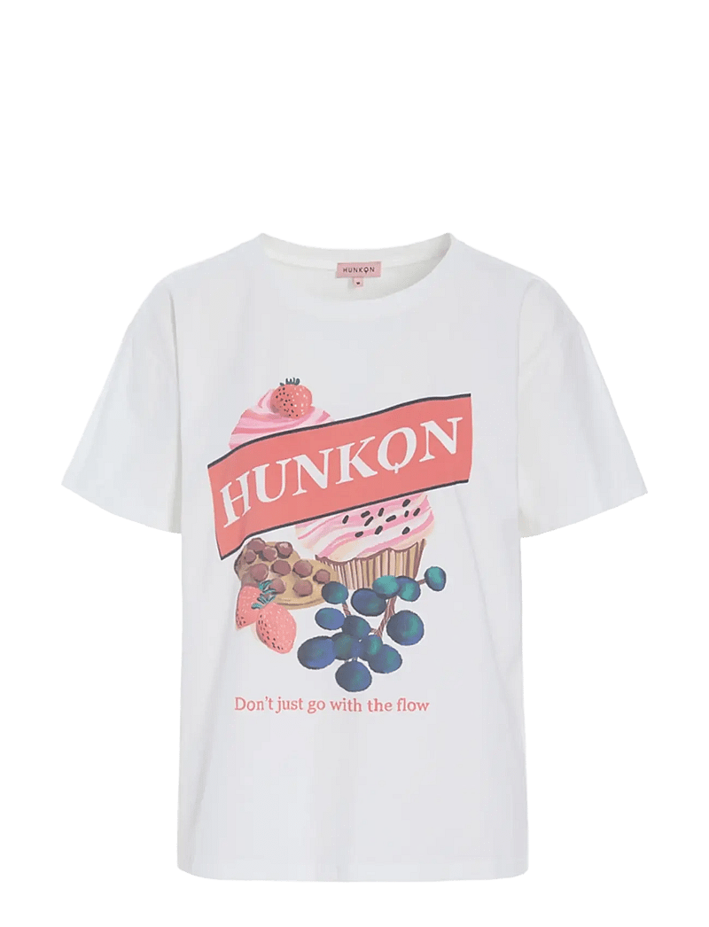 Hunkøn - Sweet treat T-shirt - t-shirts - white - 1