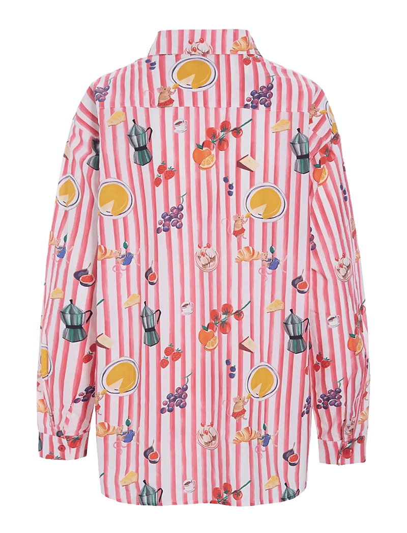 Hunkøn - Jess Shirt - langærmede skjorter - picnic art print - 2