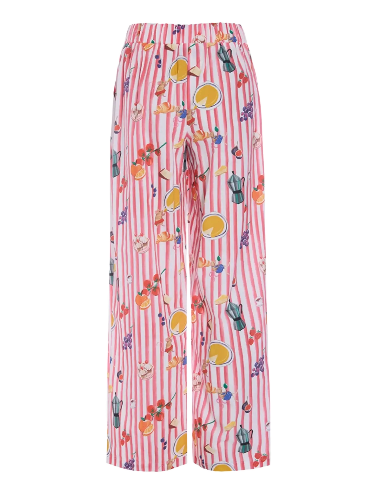 Hunkøn - Jess Trousers - spodnie proste - picnic art print - 2