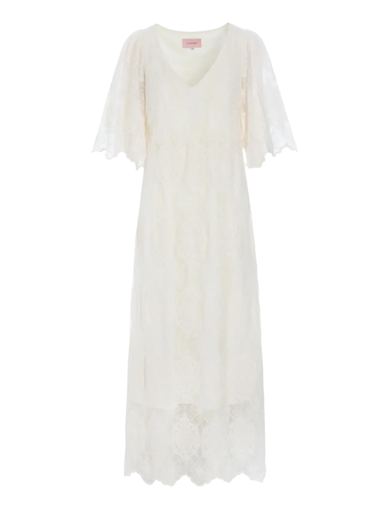 HUNKØN Lulu Strickjacke Kleid Cream - L - Damen