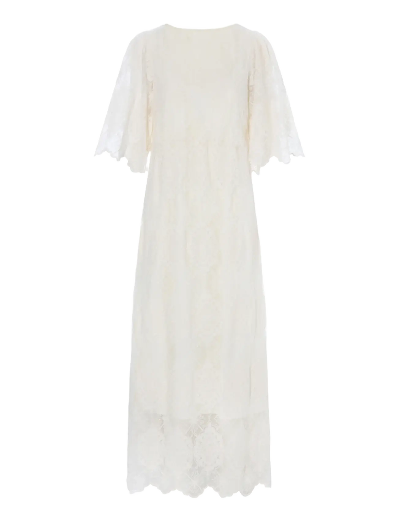 Hunkøn - Lulu Lace Dress - evening dresses - cream lace - 2