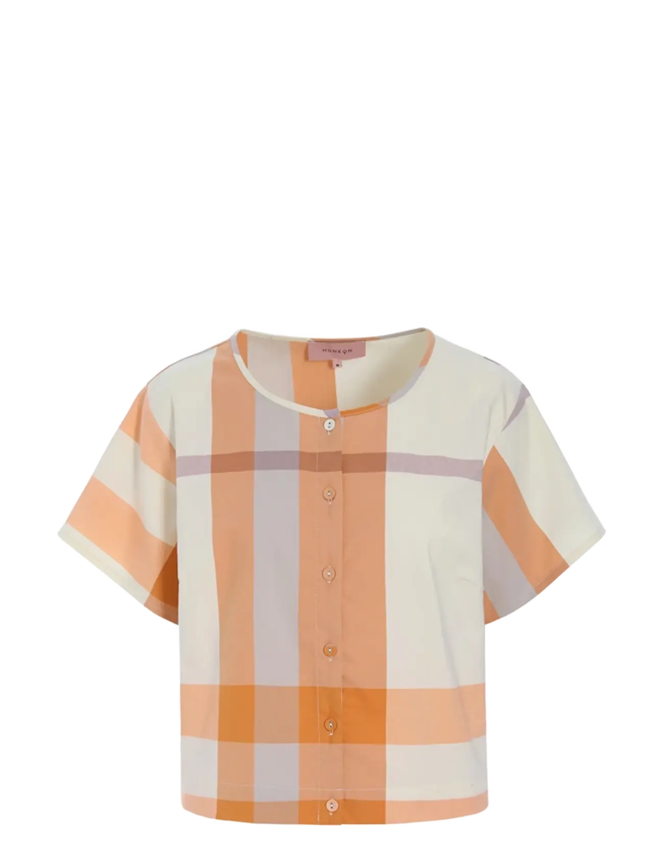 HUNKØN Frankie Shirt Orange - M - Damen