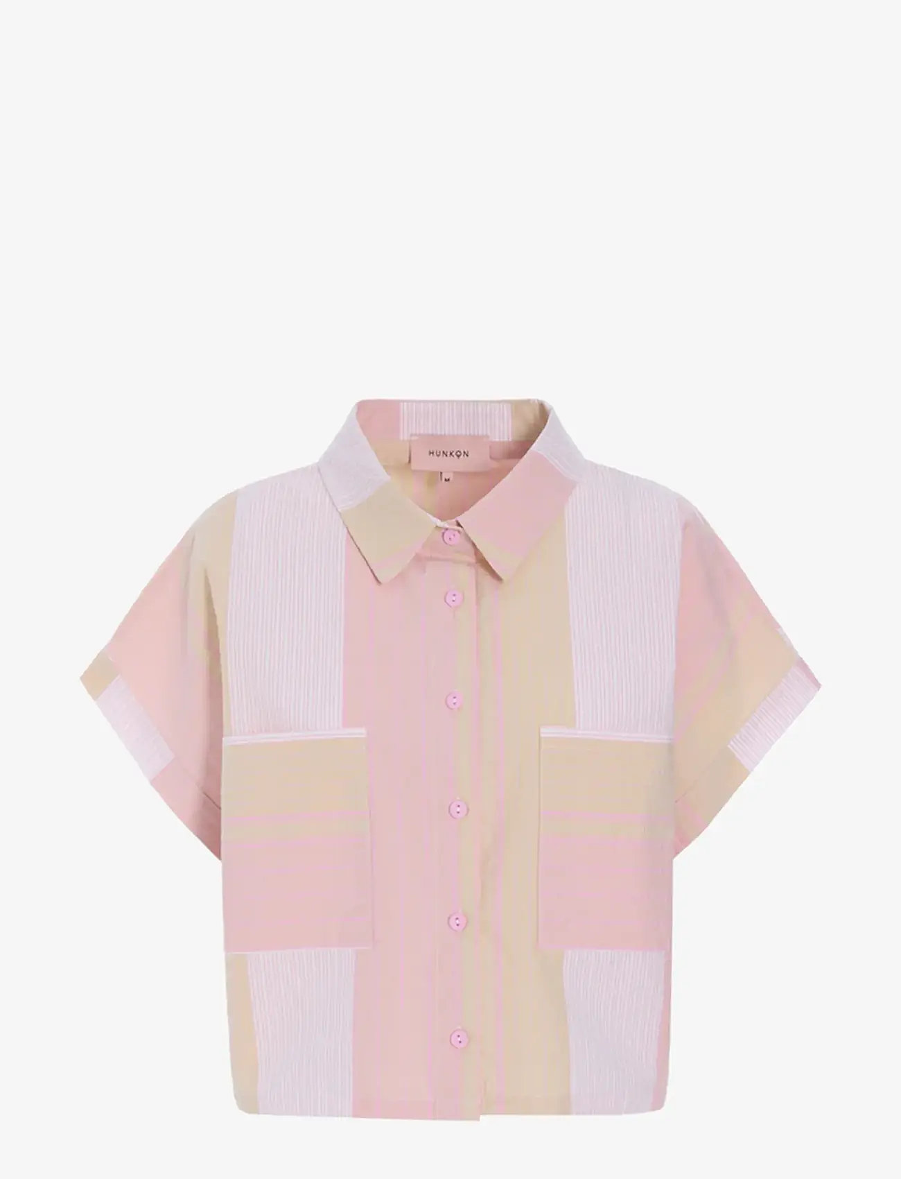 Hunkøn - Tilly Shirt - kortærmede skjorter - pink - 1