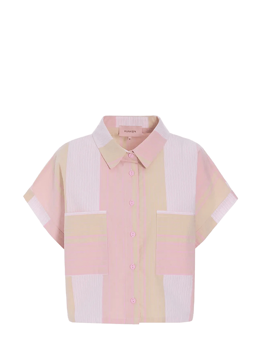 Hunkøn - Tilly Shirt - kortærmede skjorter - pink - 1