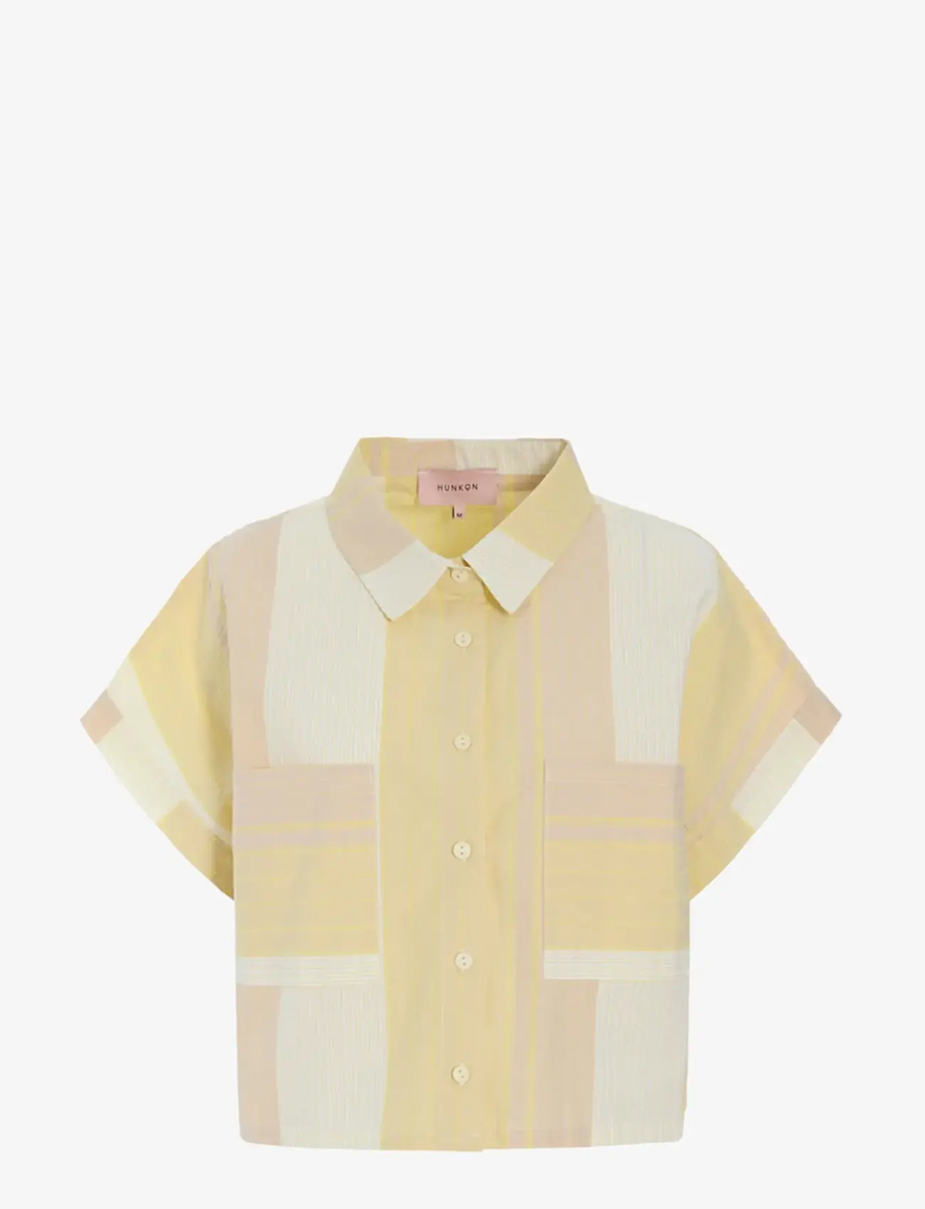 Hunkøn - Tilly Shirt - kortærmede skjorter - yellow - 1