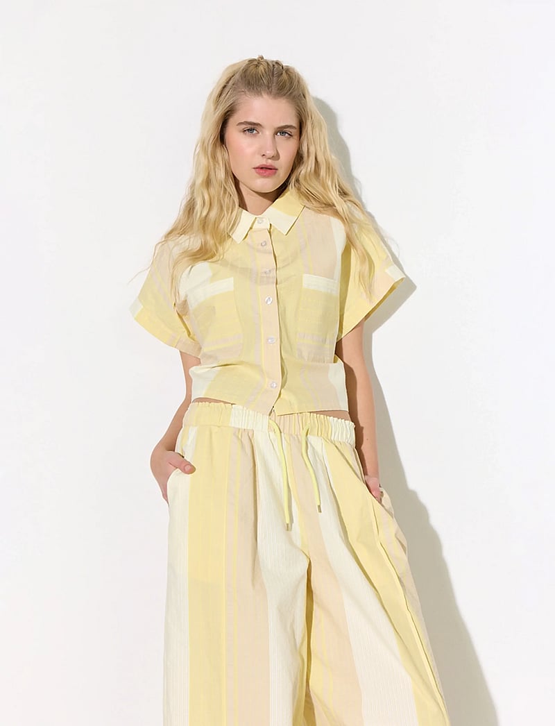 Hunkøn - Tilly Shirt - kortærmede skjorter - yellow - 5