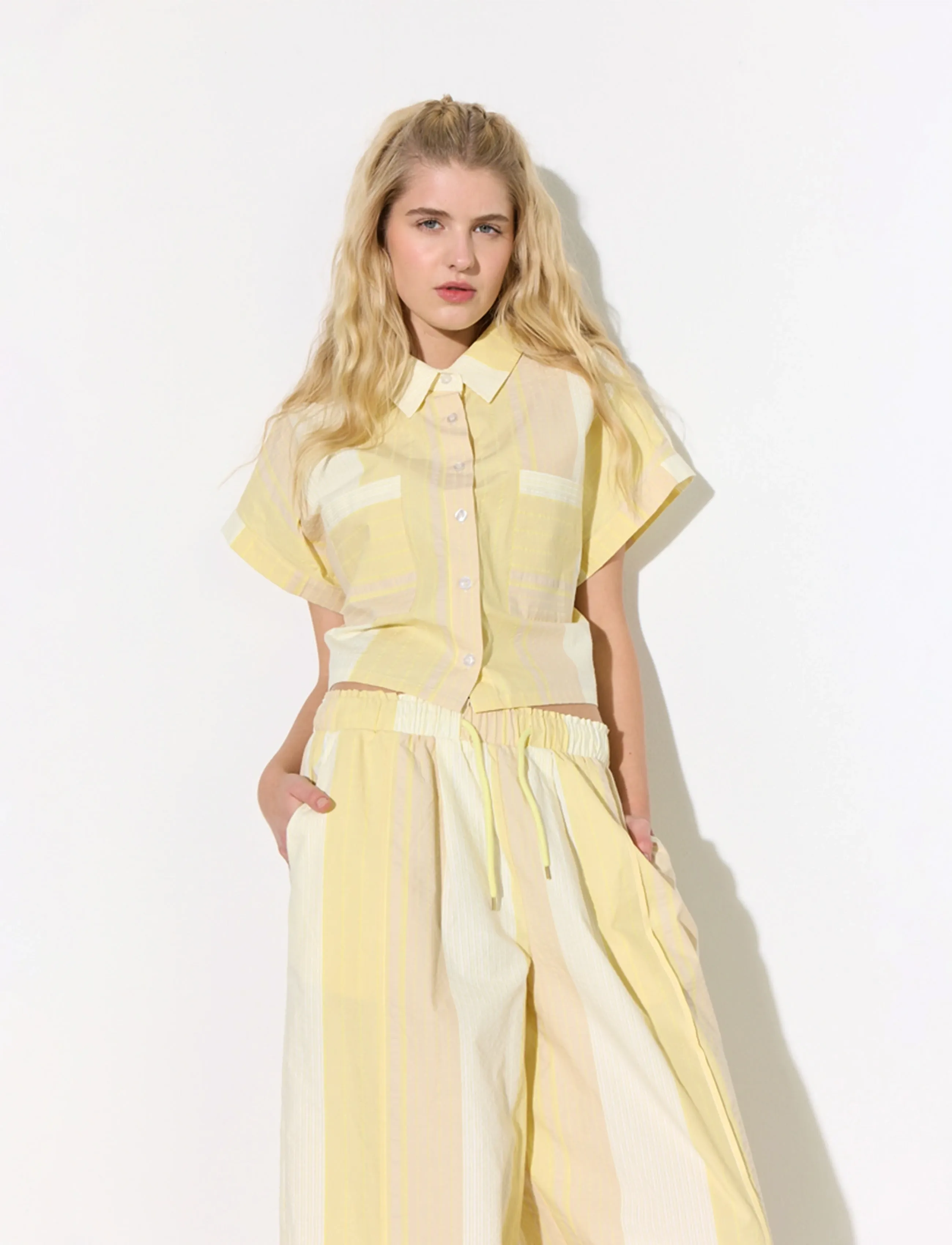 Hunkøn - Tilly Shirt - chemises à manches courtes - yellow - 5
