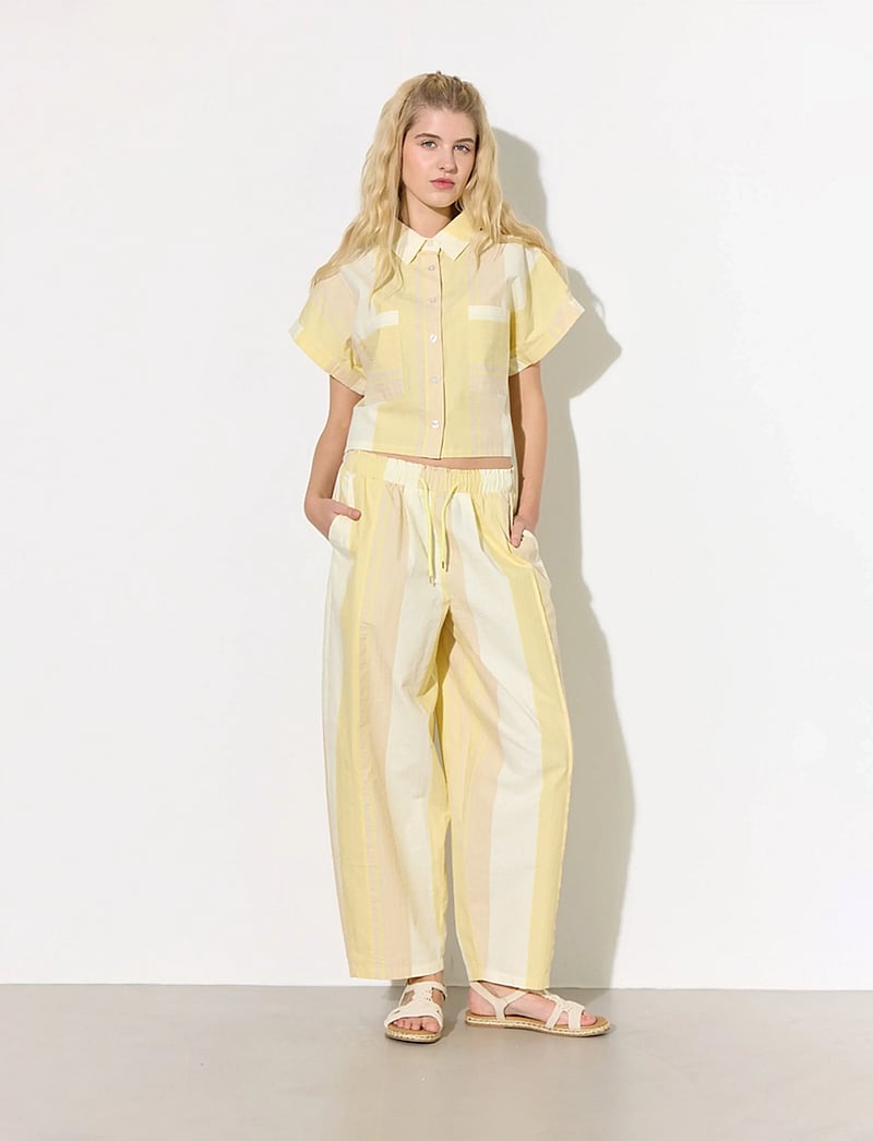 Hunkøn - Tilly Trousers - barrel-bukser - yellow - 0
