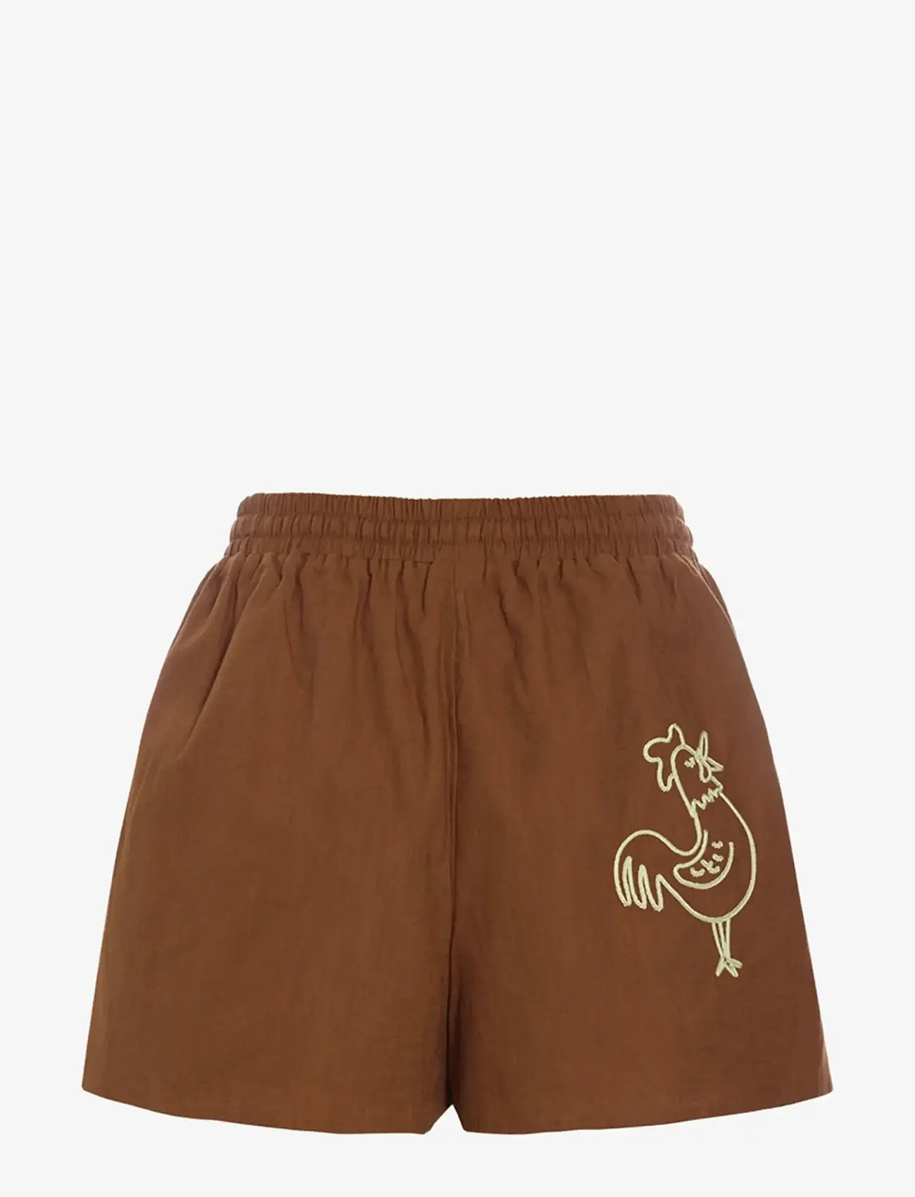 Hunkøn - Nina Shorts - hørshorts - brown - 2