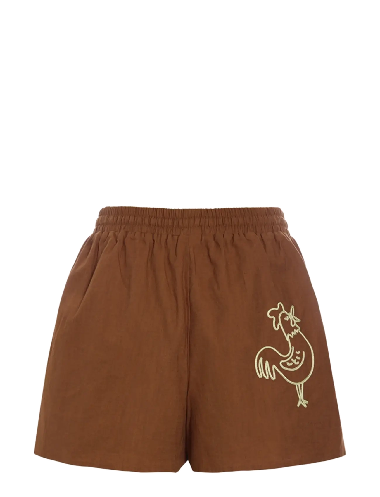 Hunkøn - Nina Shorts - linneshorts - brown - 2