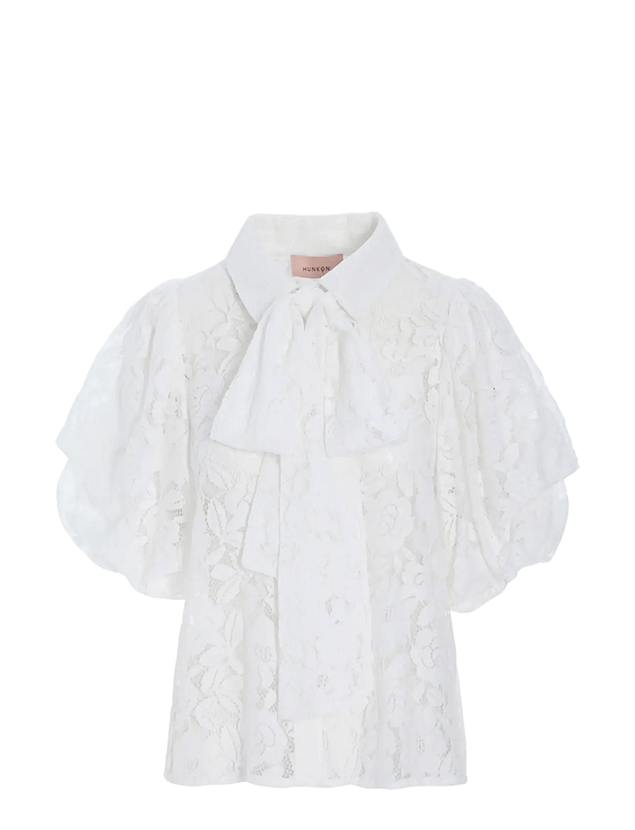 Hunkøn - Bello Shirt - marškiniai trumpomis rankovėmis - white - 1
