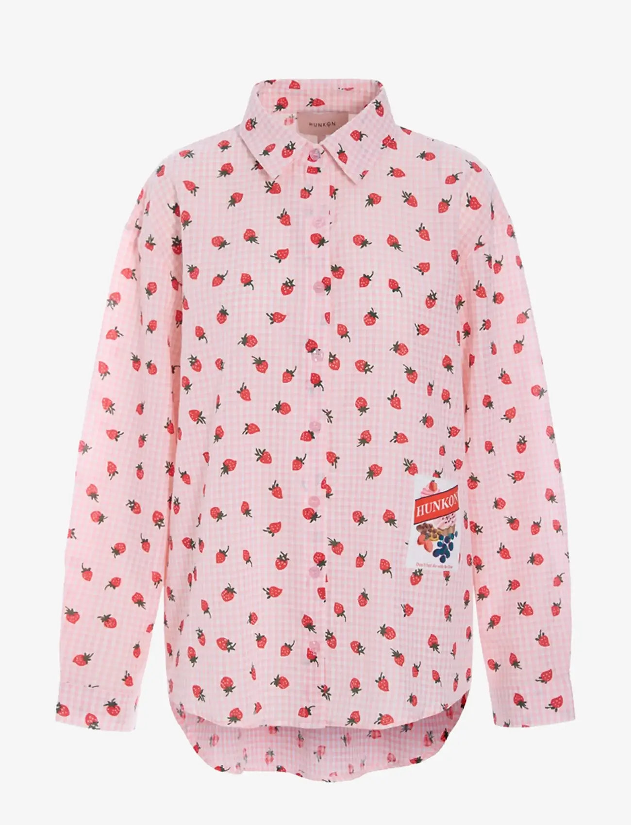 Hunkøn - Ruth Shirt - langærmede skjorter - pink - 1