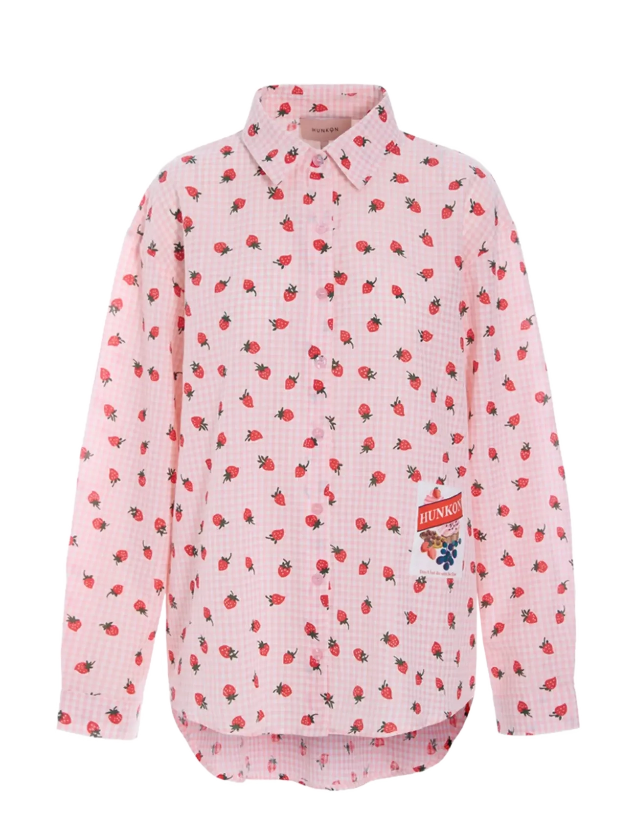 Hunkøn Ruth Shirt - Transitional Layering - PINK / pink/rose