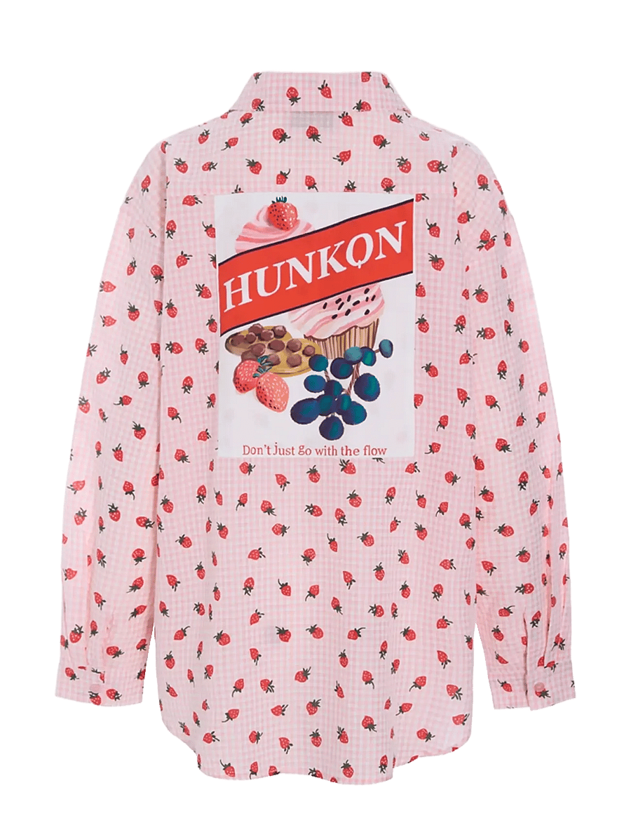 Hunkøn - Ruth Shirt - langärmlige hemden - pink - 2