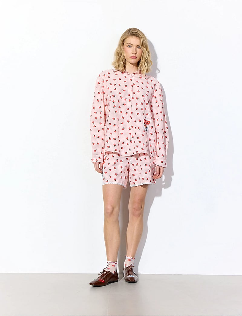 Hunkøn - Ruth Shirt - langærmede skjorter - pink - 5