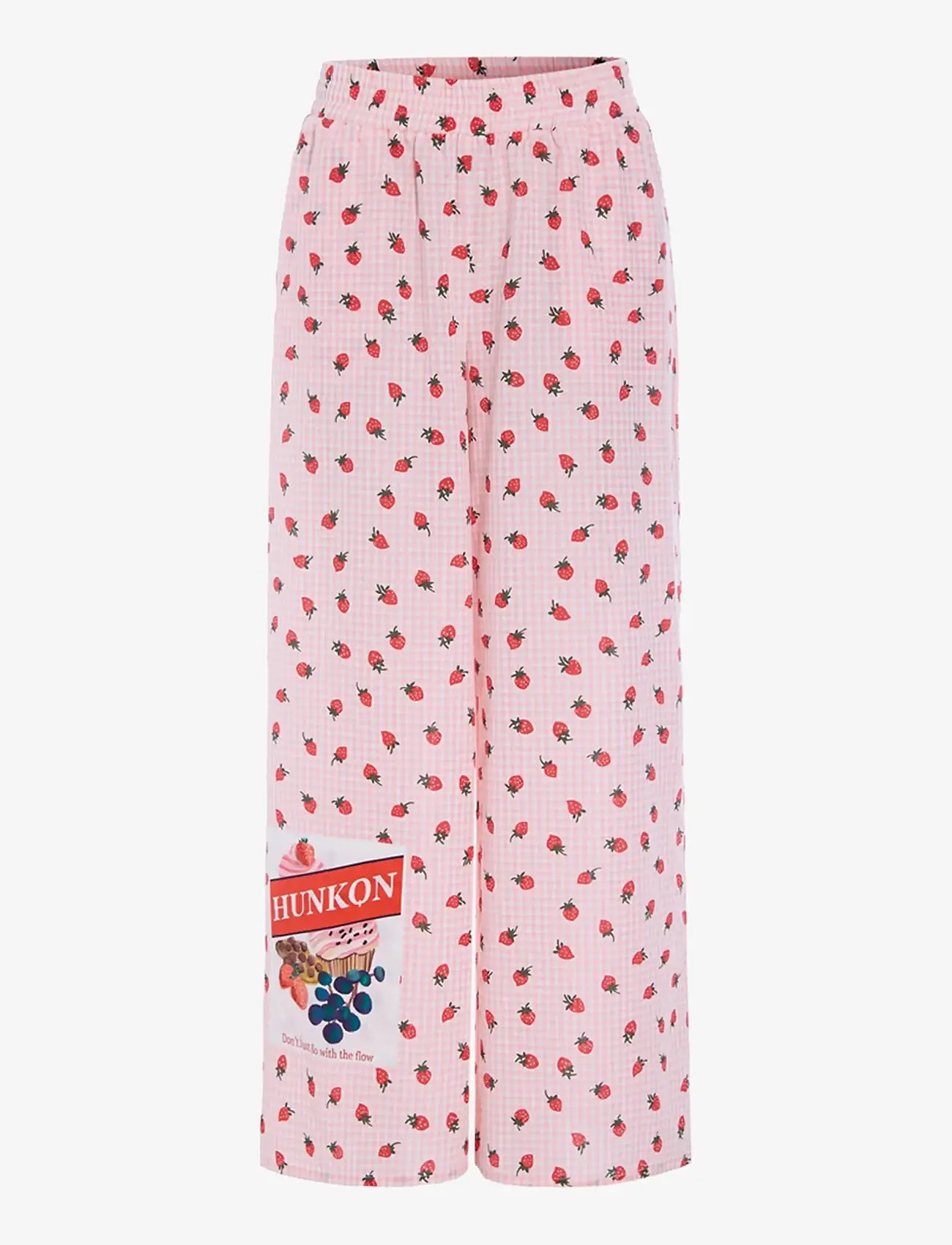 Hunkøn - Ruth Trousers - bukser med brede ben - pink - 1