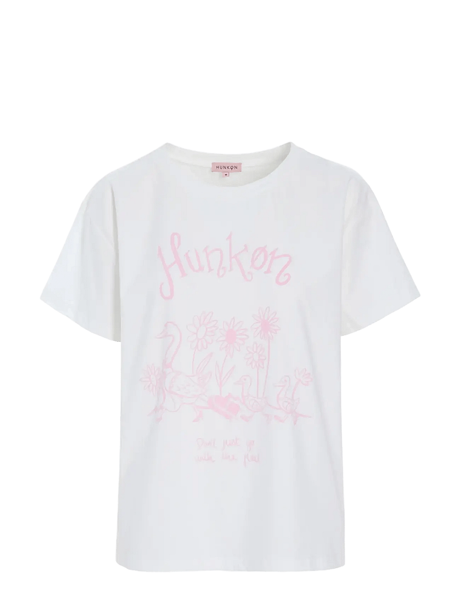 Hunkøn - Duckling T-shirt - t-shirts - pink duck - 1