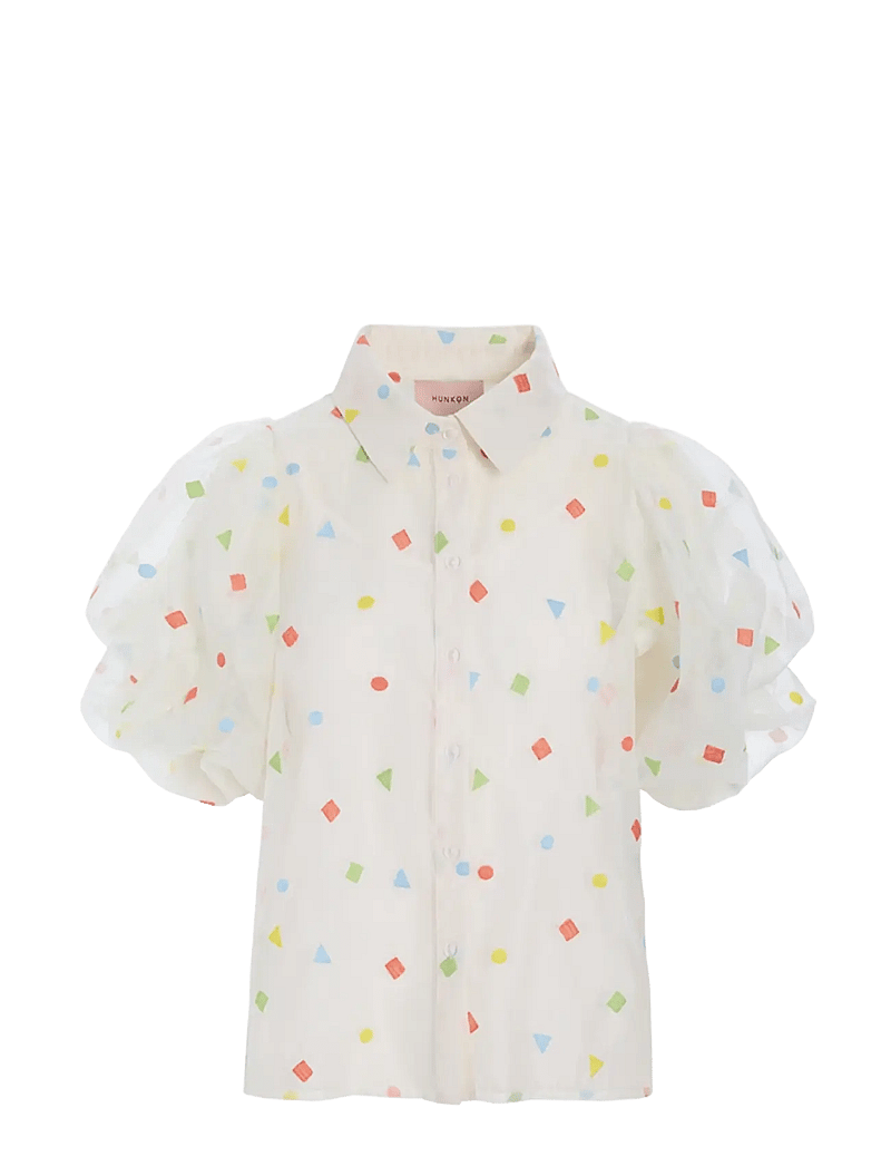 Hunkøn - Sharon Shirt - kortærmede skjorter - confetti - 3