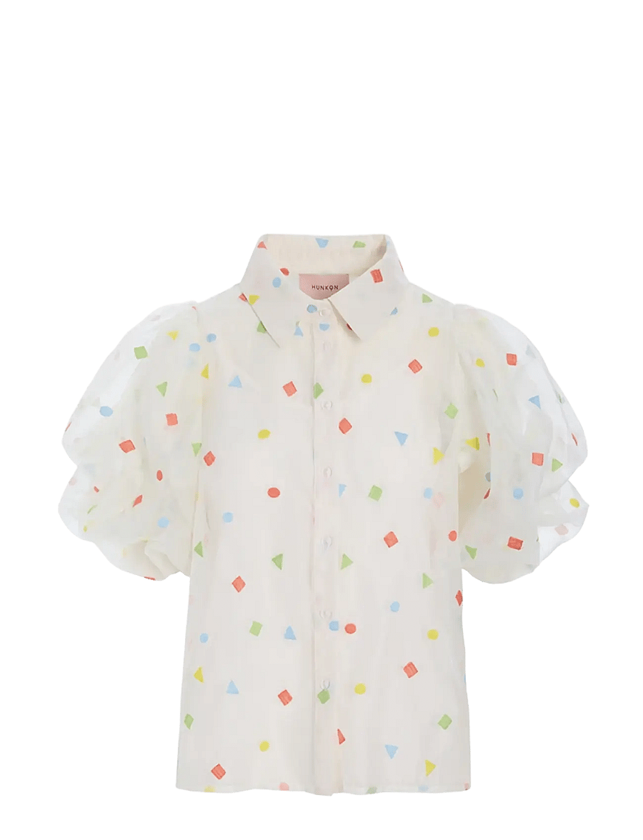 Hunkøn - Sharon Shirt - lühikeste varrukatega särgid - confetti - 3