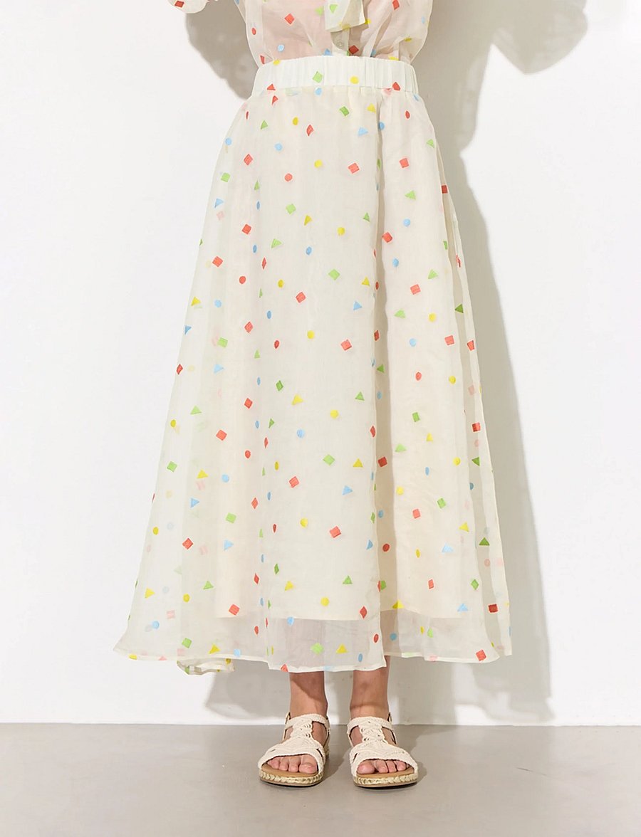 Hunkøn - Sharon Skirt - maxi nederdele - confetti - 3