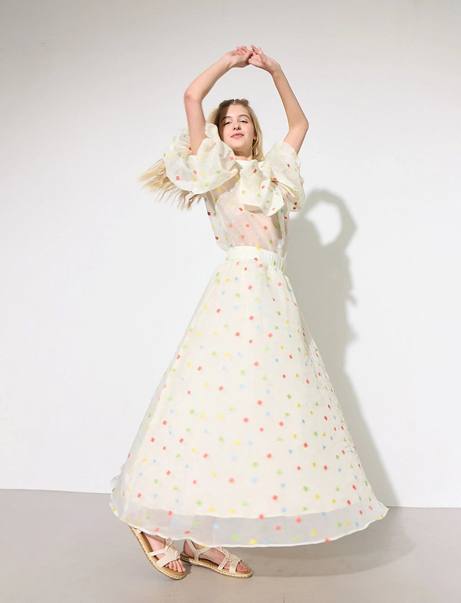 Hunkøn - Sharon Skirt - maxi nederdele - confetti - 5