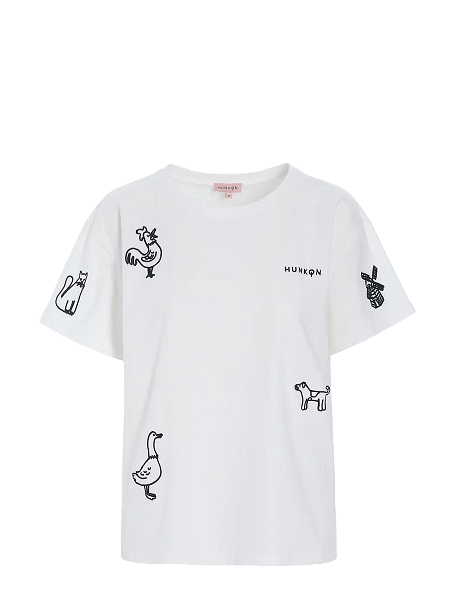 Hunkøn - Noa T-shirt - t-krekli - white - 1