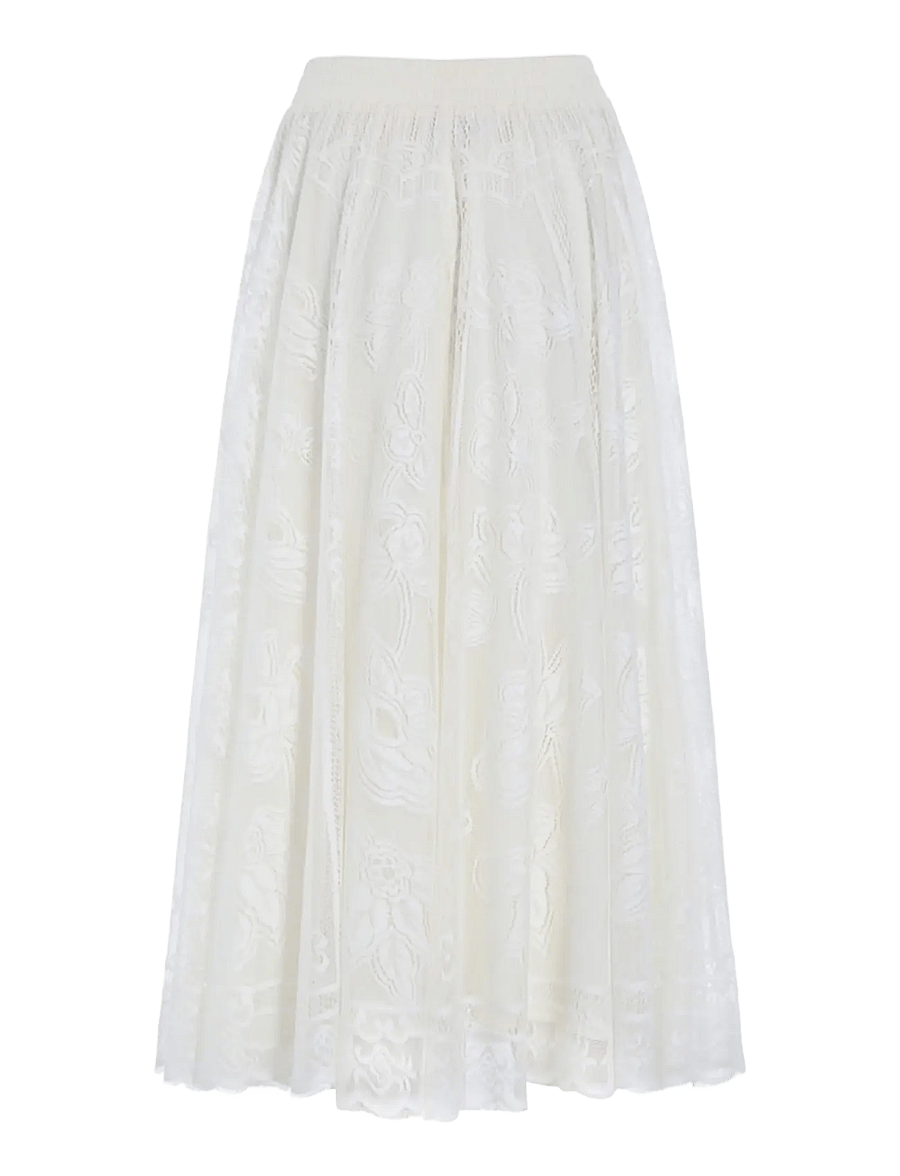 Hunkøn - Stine Skirt - maxikjolar - off white - 2