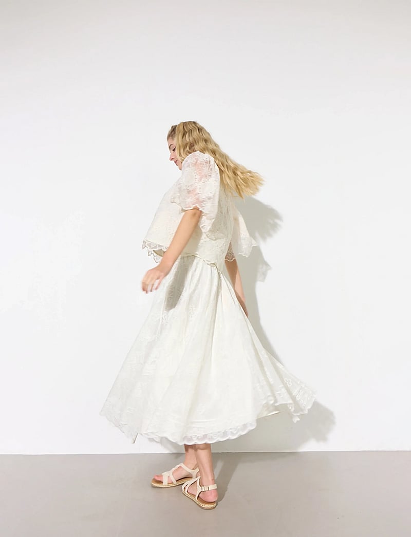 Hunkøn - Stine Skirt - maksiseelikud - off white - 4