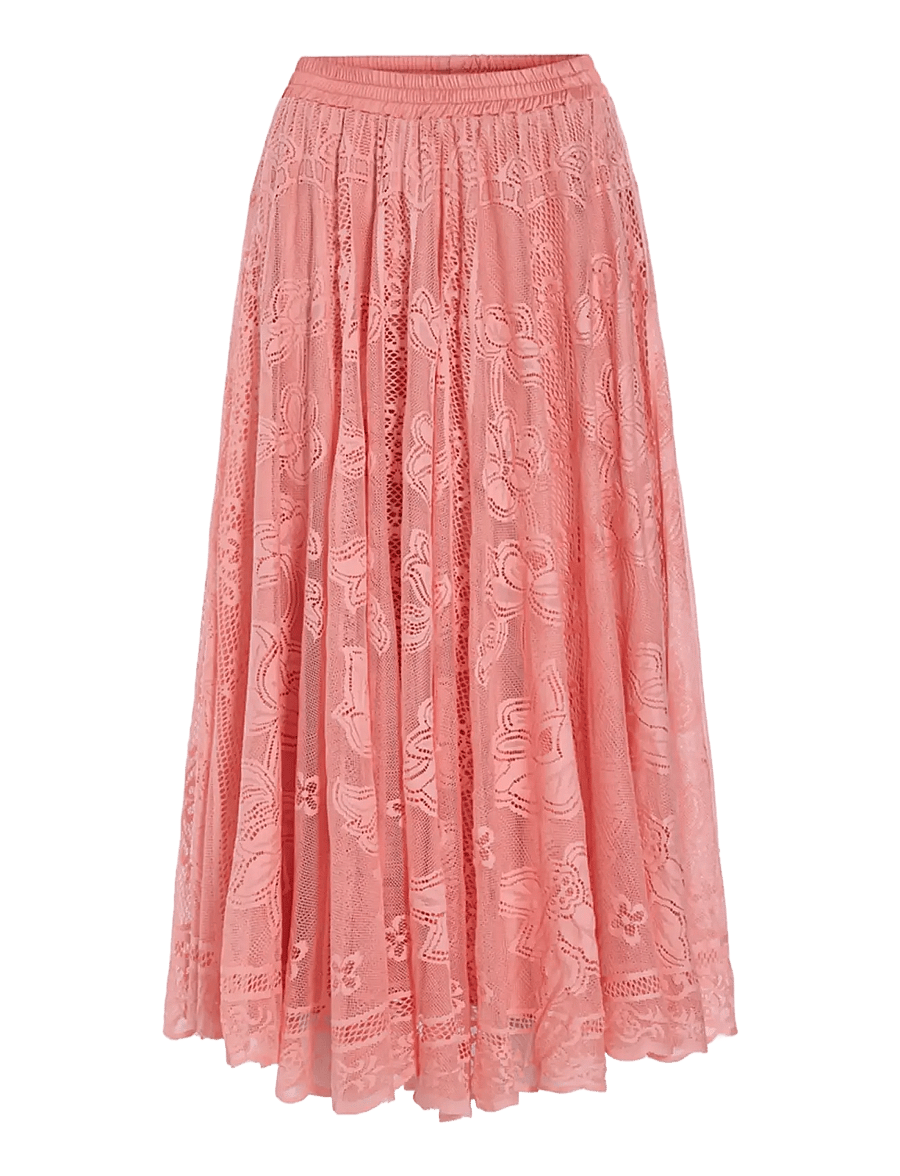 Hunkøn - Stine Skirt - maxi röcke - peach - 1