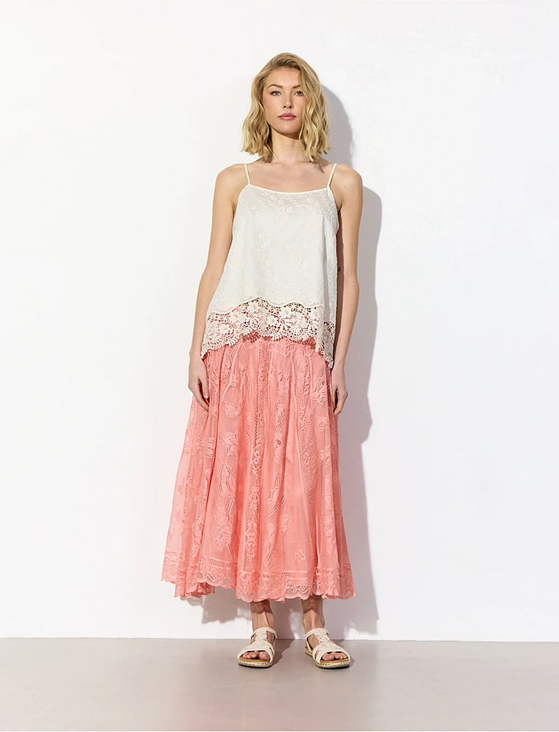 Hunkøn - Stine Skirt - maksiseelikud - peach - 0