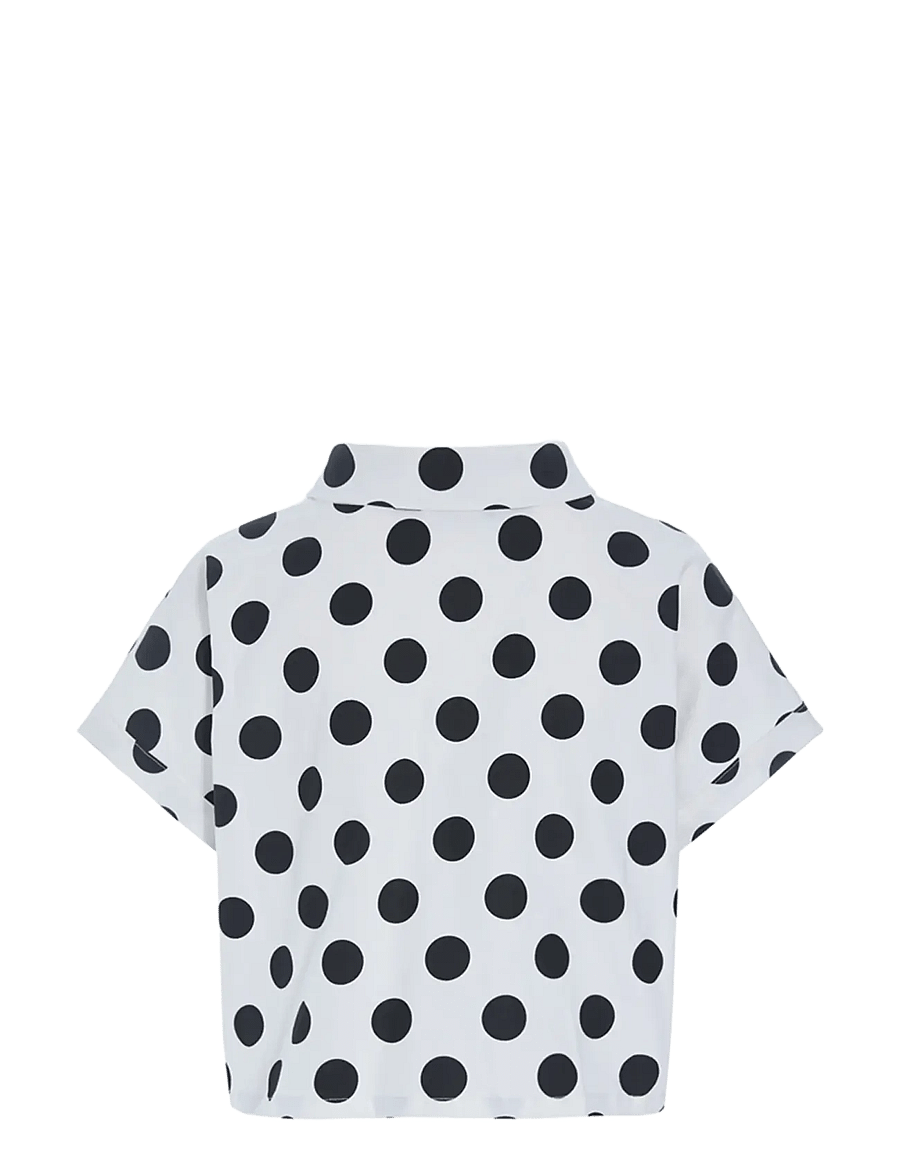 Hunkøn - Divina Shirt - kortärmade skjortor - white w/ dots - 2