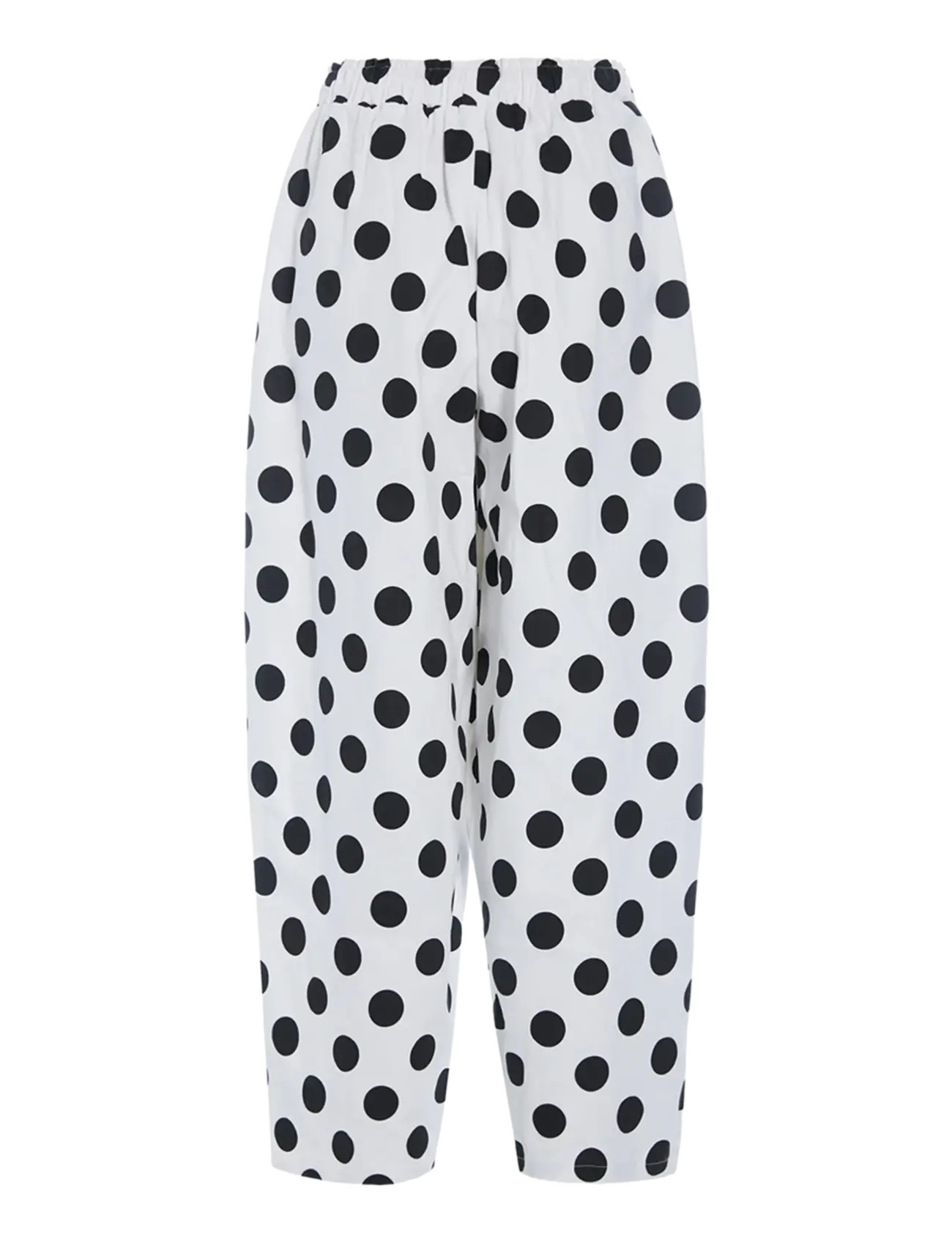Hunkøn - Divina Trousers - barrel trousers - white w/ dots - 2