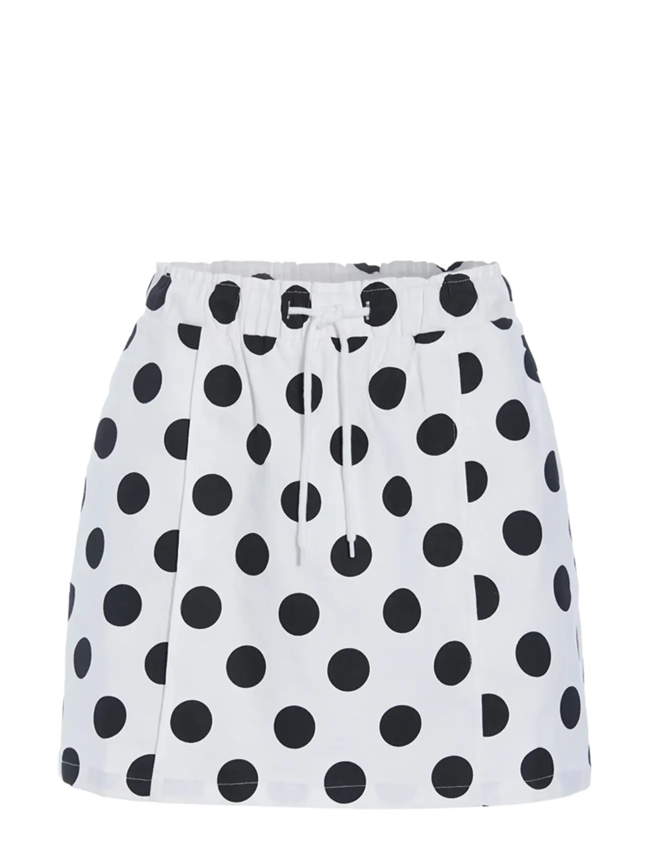 Hunkøn Divina Skirt - Vaatteet - WHITE W/ DOTS / white