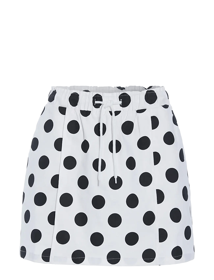 Hunkøn - Divina Skirt - spódnice mini - white w/ dots - 1