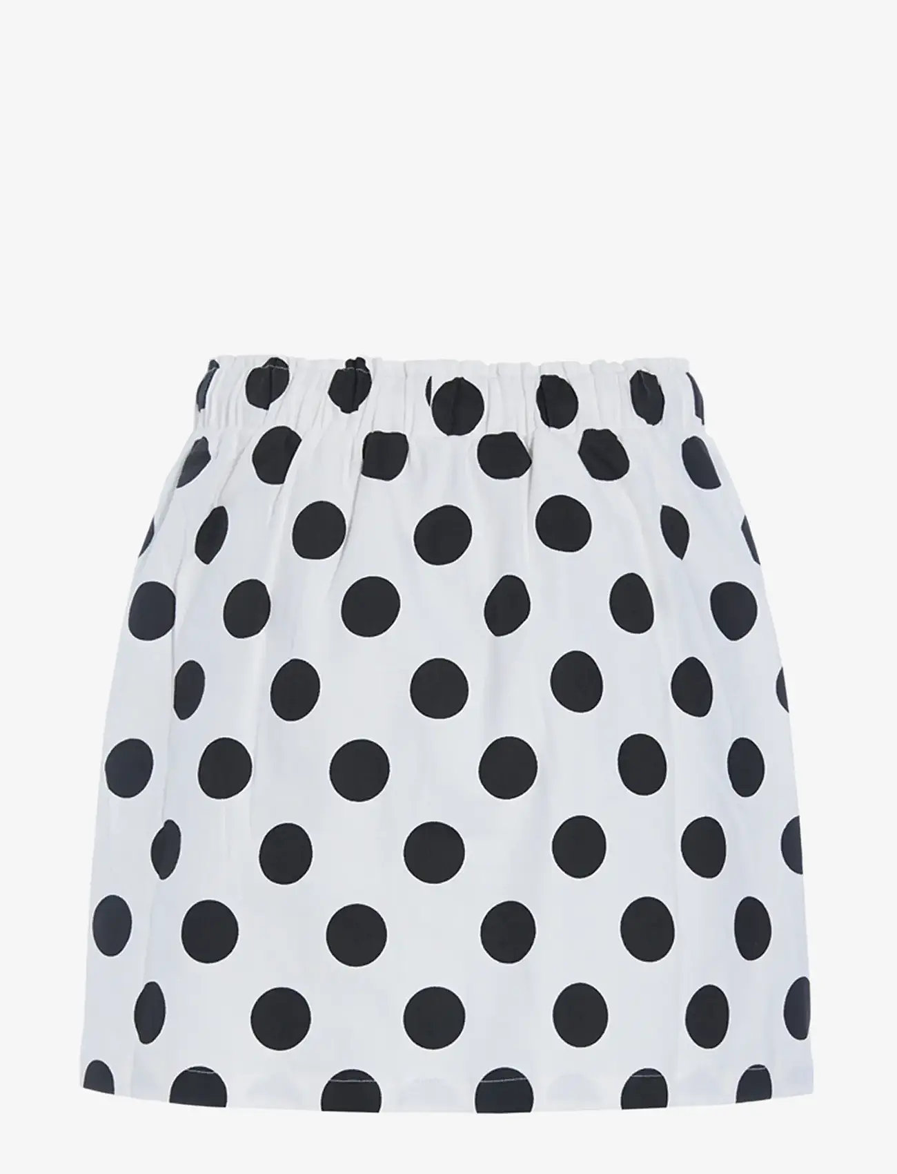 Hunkøn - Divina Skirt - kurze röcke - white w/ dots - 2