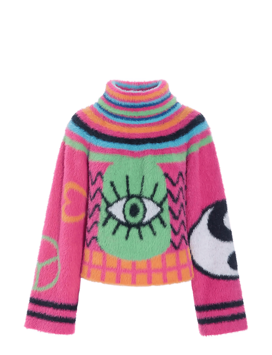 Hunkøn - Kitti Knit Blouse - rollkragenpullover - green eye - 1