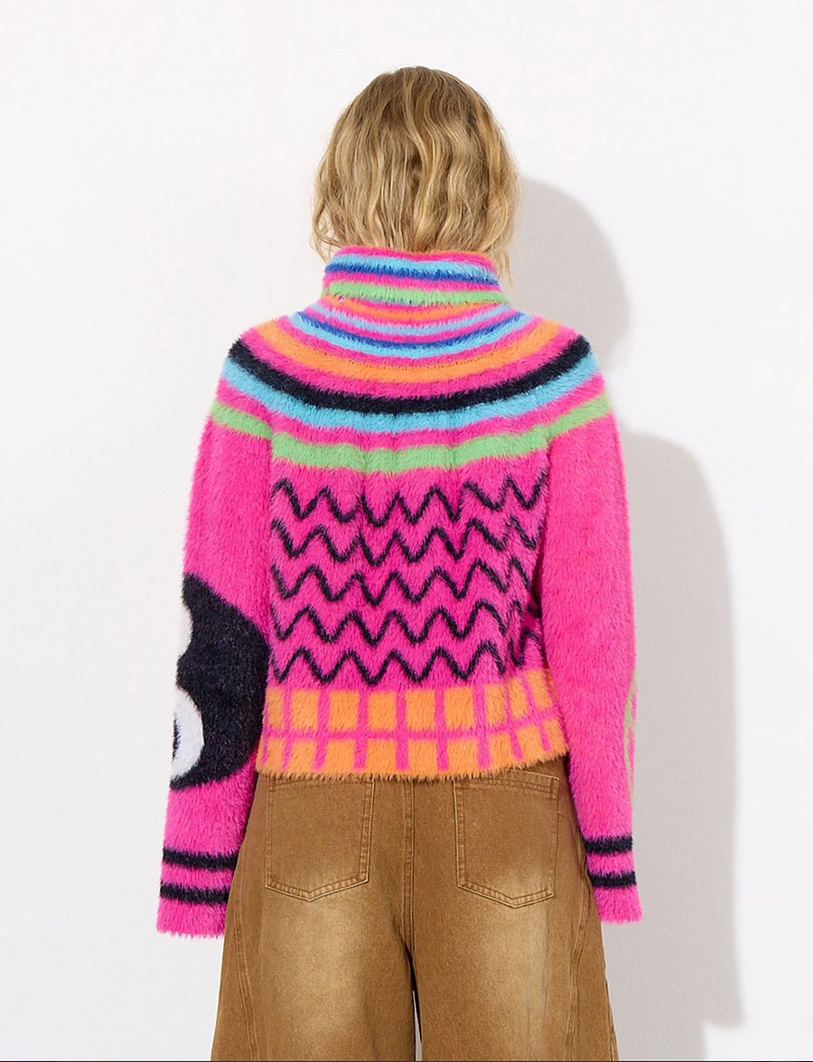 Hunkøn - Kitti Knit Blouse - rollkragenpullover - green eye - 4