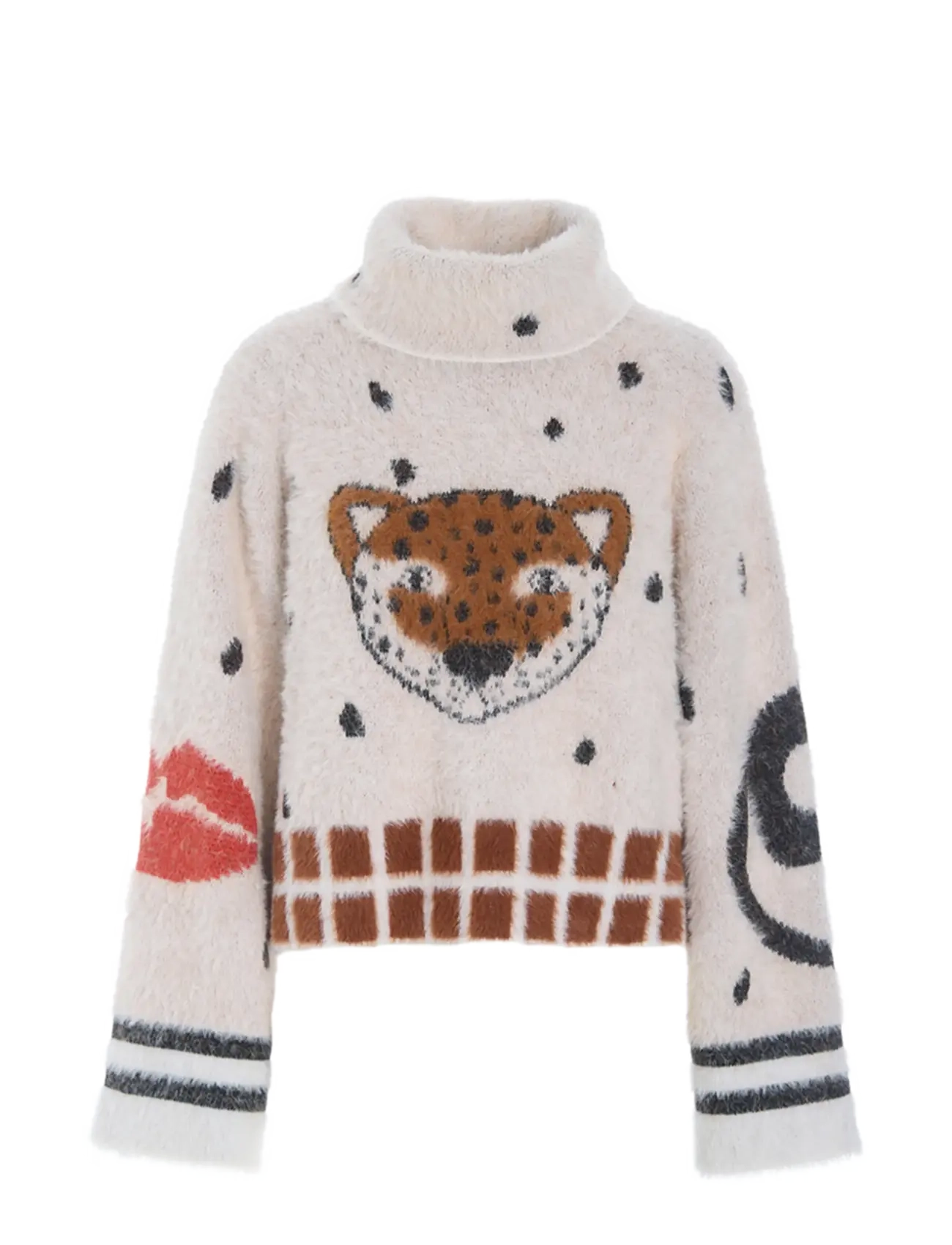 Hunkøn Kitti Knit Blouse - Inspiration - SOFT LEO / beige