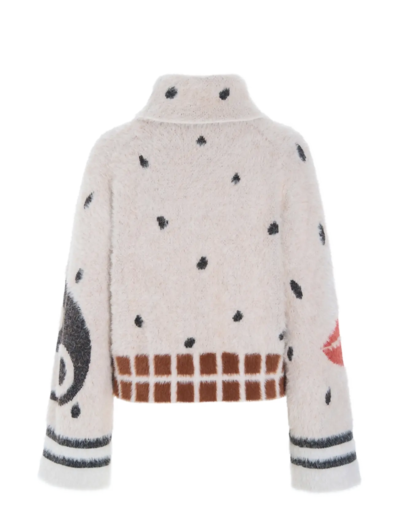 Hunkøn - Kitti Knit Blouse - turtlenecks - soft leo - 2
