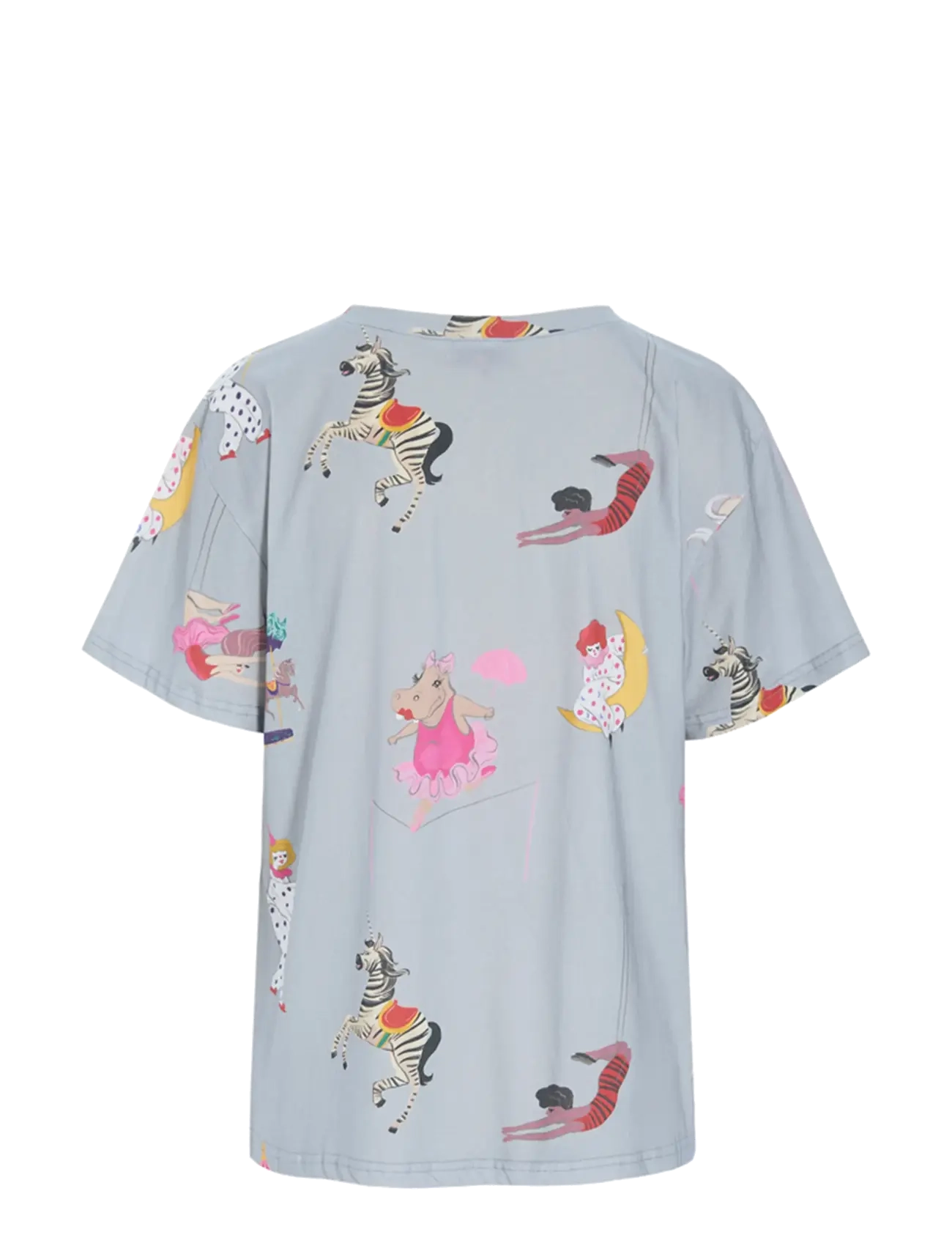 Hunkøn - Mirage T-shirt - t-shirts - grey showstopper art print - 2