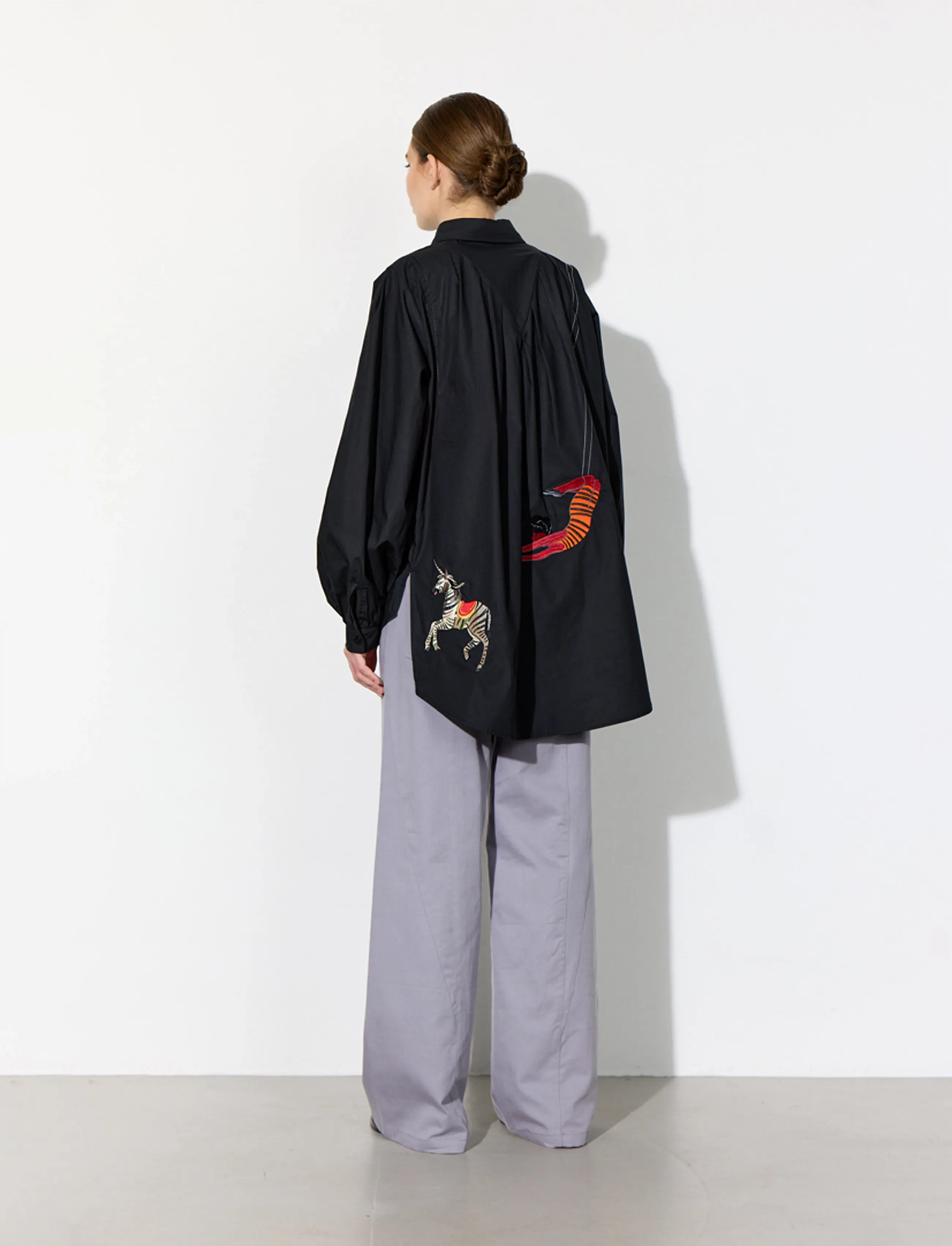 Hunkøn - Sasha Shirt - langærmede skjorter - black - 4
